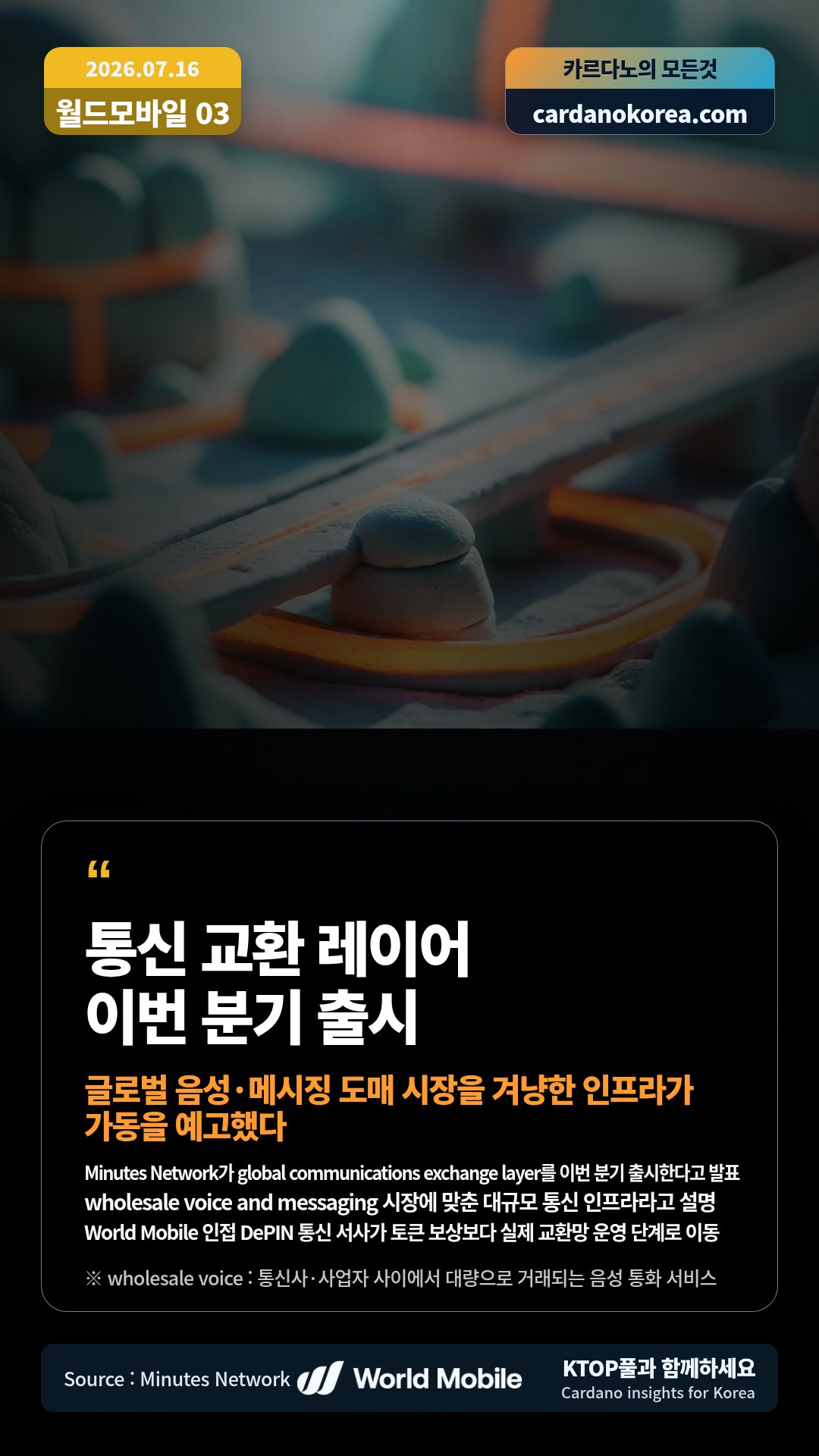 Minutes Network가 global communications exchange layer를 이번 분기 출시한다고 발표 — wholesale voice and messaging 시장에 맞춘 대규모 통신 인프라라고 설명