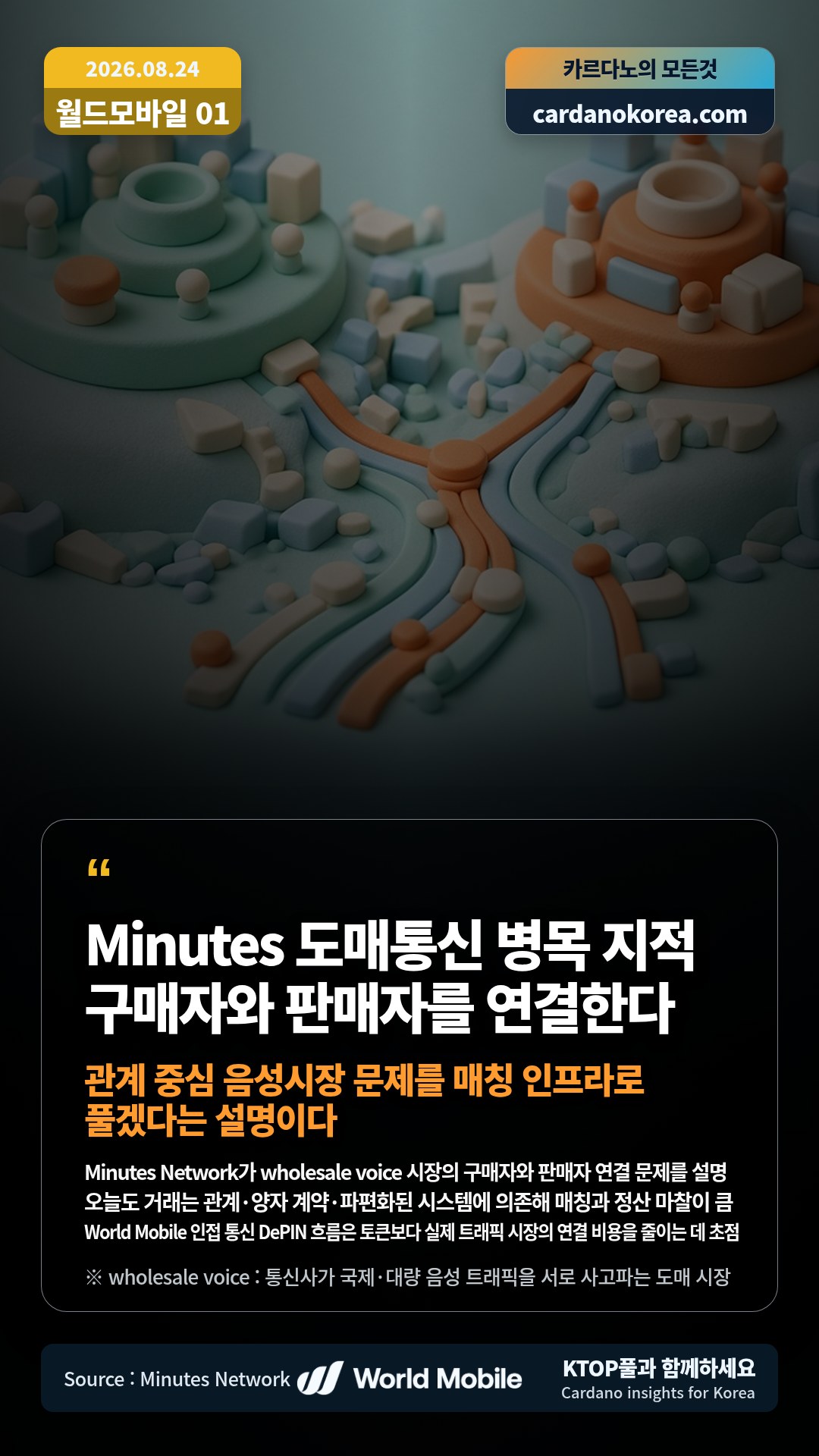 Minutes Network가 wholesale voice 시장의 구매자와 판매자 연결 문제를 설명 — 오늘도 거래는 관계·양자 계약·파편화된 시스템에 의존해 매칭과 정산 마찰이 큼