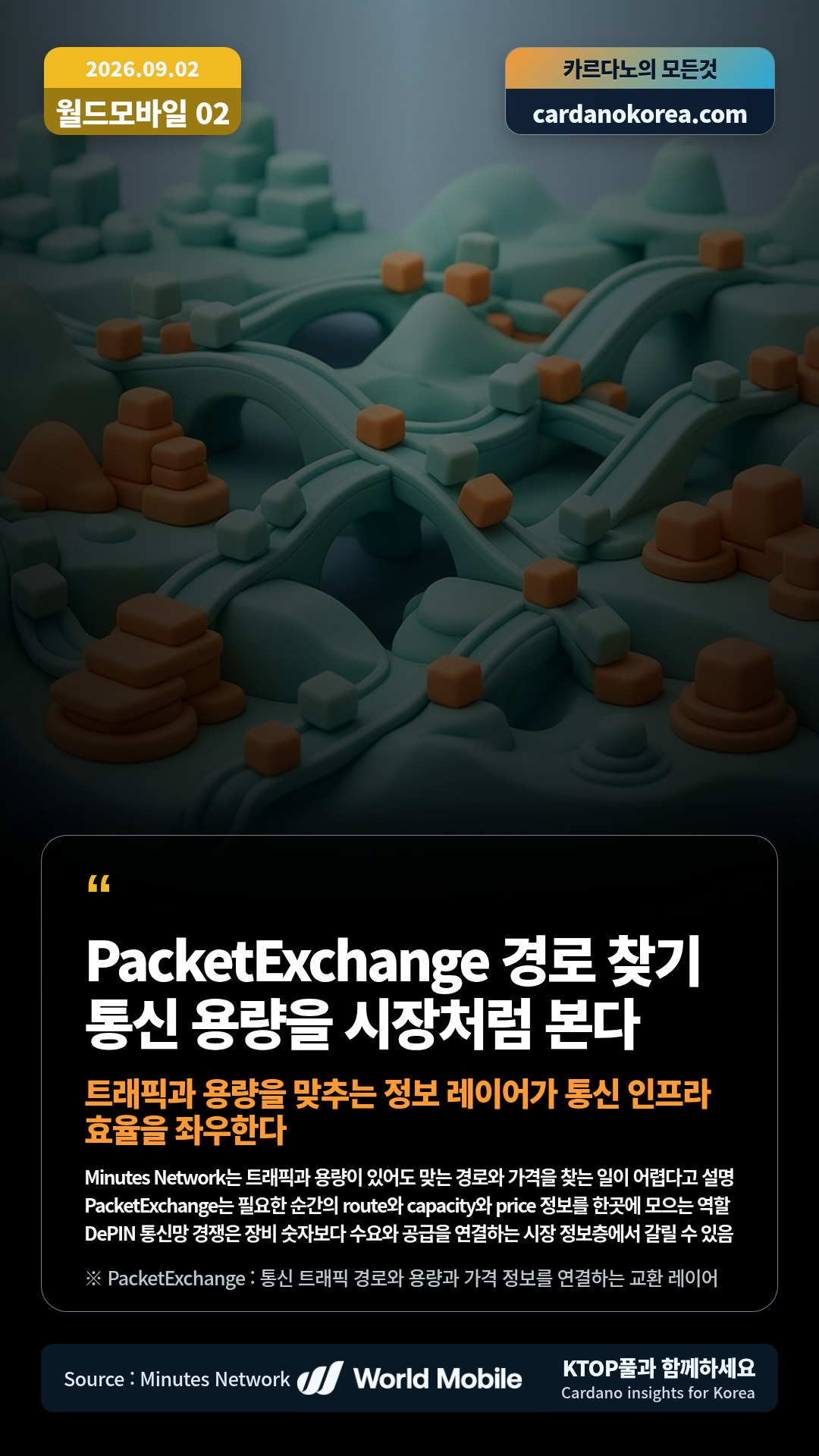Minutes Network는 트래픽과 용량이 있어도 맞는 경로와 가격을 찾는 일이 어렵다고 설명 — PacketExchange는 필요한 순간의 route와 capacity와 price 정보를 한곳에 모으는 역할