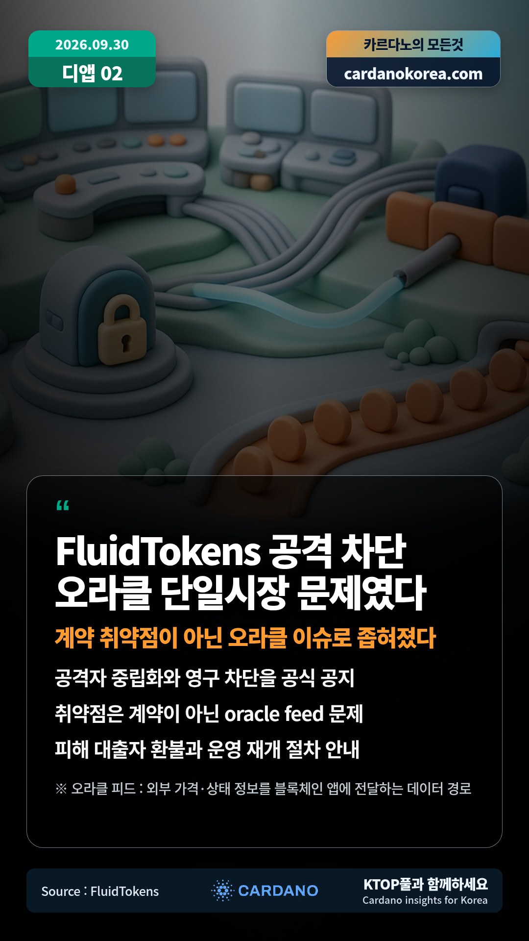 공격자 중립화와 영구 차단을 공식 공지 — 취약점은 계약이 아닌 oracle feed 문제