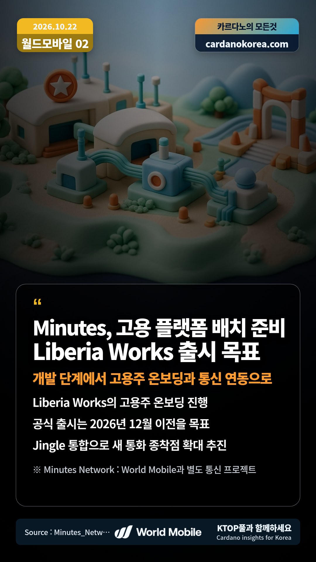 Liberia Works의 고용주 온보딩 진행 — 공식 출시는 2026년 12월 이전을 목표
